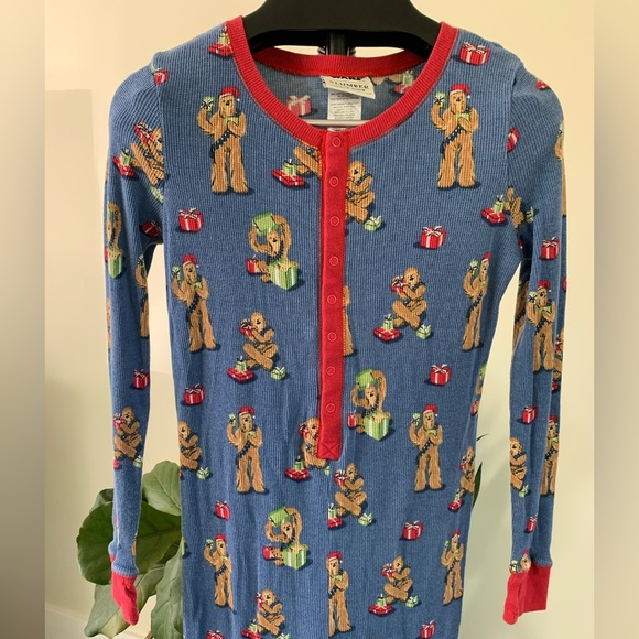 Star Wars Chewbacca One Piece Holiday Pajamas / Adult Size Small - Picture 3 of 12